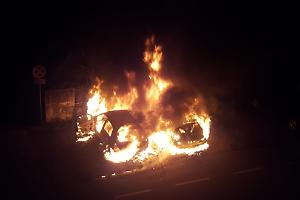 Banchette auto incendiate. "Beccato" un 33enne (VIDEO)