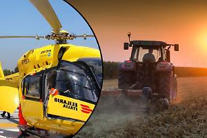 Trattore si ribalta: un uomo di 61 anni in gravi condizioni al CTO di Torino