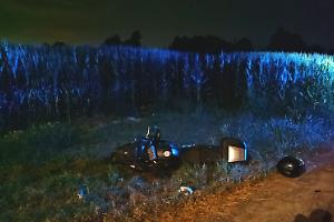 Ancora un incidente sulla statale tra Ozegna e Caluso: moto finisce nel fosso, ferito un uomo di Caluso