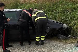Cavagnolo, auto si ribalta nel pomeriggio: donna di 41 anni trasportata a Chivasso