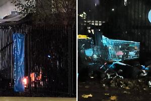 Fiamme libere in tre strutture abbandonate, in Barriera di Milano ancora degrado