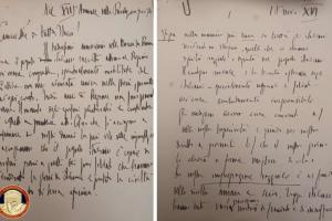 I Carabinieri TPC di Torino restituiscono gli appunti di Mussolini sull’incontro con Hitler