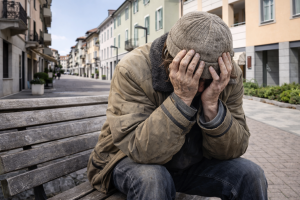 L’ottico, il barbone, il civich, i carabinieri: una mattina di ordinaria follia nel centro di Settimo Torinese