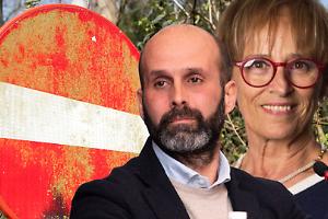 I sindaci di Albiano e Ivrea chiudono il ponte e spariscono. Famiglia abbandonata e isolata