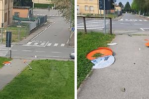 Auto centra lo specchio e lo distrugge: incidente all’incrocio di corso Galileo Ferraris. Scoppia la polemica