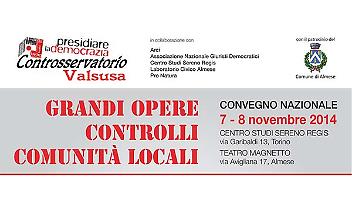 ALMESE. 7 e 8 novembre 2014 - Convegno "Grandi opere, controlli e comunit&agrave; locali"