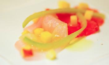 Carpaccio di Spada con Verdure