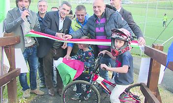 SAN COLOMBANO. Inaugurata la pista di “Pump Track”