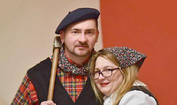 ISSIGLIO. Bel Carnevale con la Lavandera Federica e il Busarin Massimiliano
