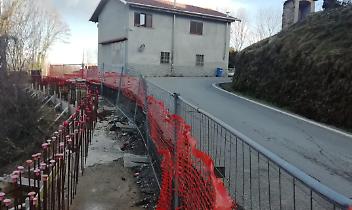 CANISCHIO. Frana sulla SP 43: consegnati i lavori di consolidamento della strada