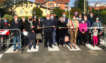 CIRIÈ. Taglio del nastro per il collegamento di via Borsellino (VIDEO)