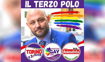 PARELLA. Davide Betti candidato sindaco  a Torino per il Partito Gay