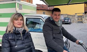 SAN MARTINO. Il furgone dei gelati “A la moda veja” che parte dall’Olanda