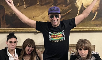 Tom Morello assieme ai Maneskin
