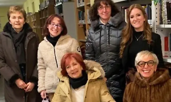 Marta Corgnati con alcune partecipanti al corso
