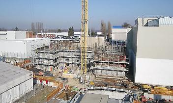 Il cantiere dell’impianto Cemex e del deposito D3 nel sito Eurex di Saluggia
