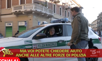 Il vigile canavesano finisce su Striscia la Notizia