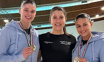 Lucia Manavello e Ilaria Toffanin con Milena Toffanin