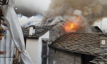 Incendio casa