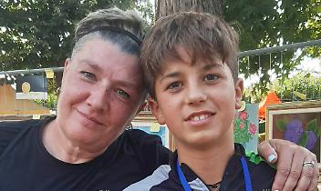 Barbara Moncalvo con Filippo Biava