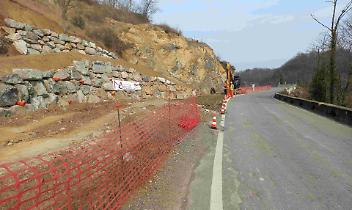 Il cantiere all'altezza della diga Gulzia partito a febbraio