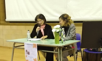 Johanna Finocchiaro alla presentazione a Sparone