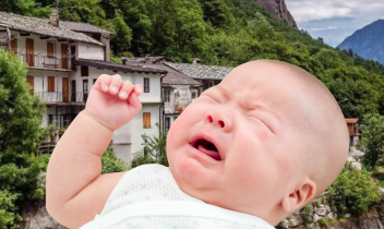 Piemonte in declino: ecco i Comuni "in estinzione" dove non si fanno pi&ugrave; bambini