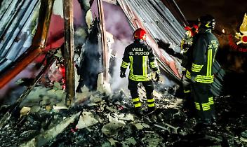 Un altro incendio a Cumiana:due roghi in pochi giorni