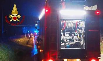 Incidente sulla SP595: automobilista grave