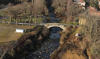 Il ponte di  Rocca Canavese