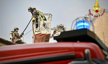 Incendio in una villetta