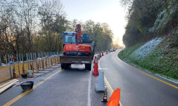 Castagneto Po, la Città metropolitana interviene sulla SP 590: 870 metri messi in sicurezza
