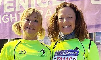 Aurora Romano e Giovanna D’Aloia al Venice Night Trail