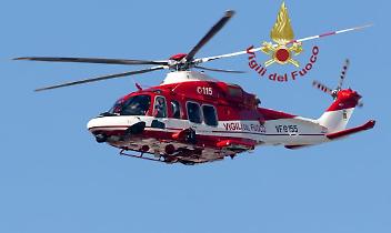 Escursionista bloccato a Balme, salvato dai Vigili del Fuoco con l’elicottero