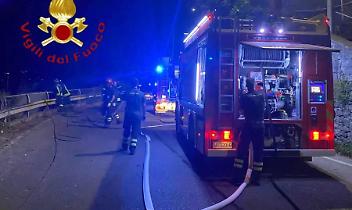 Busano, perde il controllo e si schianta sulla Sp13: grave un uomo