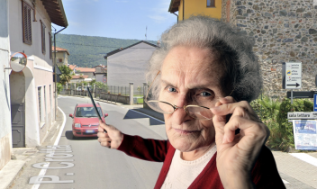 La curva di Cascinette dal quale le auto sbucano a tutta velocit&agrave;