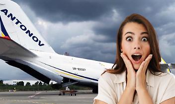 Antonov atterra a Torino Caselle