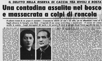Morire per una fascina di legna. O forse no.