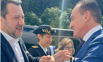 Traforo Frejus. Salvini, Cirio e i francesi tagliano il nastro e attaccano: “Non saranno quattro delinquenti a fermarci”
