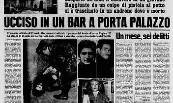 Una bottiglia di whiskey, il volume della musica che si alza e uno sparo che squarcia l'aria.