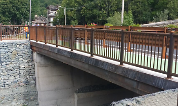 Nuovo ponte e pista ciclabile in Val di Lanzo: lavori terminati sulla SP32