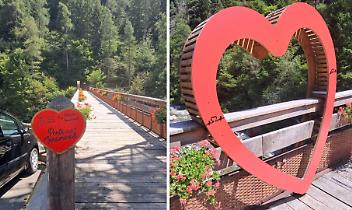 Ponte degli innamorati di Ronco Canavese
