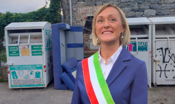 La sindaca Giovanna Cresto