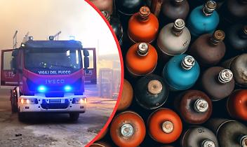 Esplosione di una bombola Gpl 