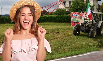 Vuelta a Espa&ntilde;a: la coreografia pi&ugrave; bella finora &egrave; di un borgo del Canavese