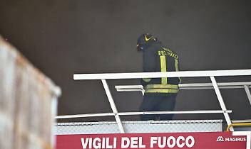 Incendio a Druento