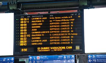 Da Lunedì 22 scioperi a non finire. Trasporti in tilt tra aerei, treni e taxi