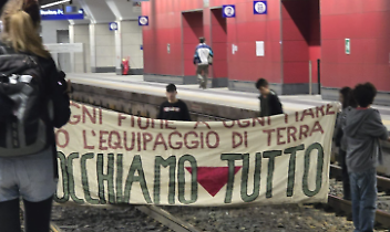 Bloccati i binari di Porta Susa