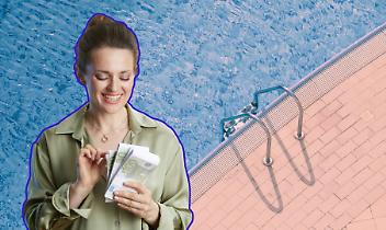 Piscina, beach-volley e club house