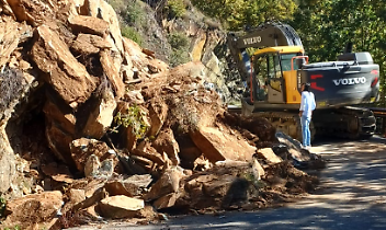 Frana nelle Valli di Lanzo, chiusa la SP30 fino a venerd&igrave;